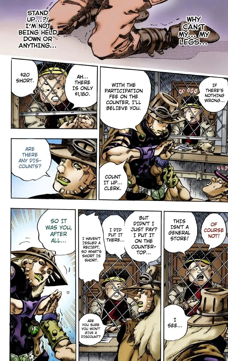JoJo's Bizarre Adventure Steel Ball Run Colored Manga β Chapter 1 β Page 44