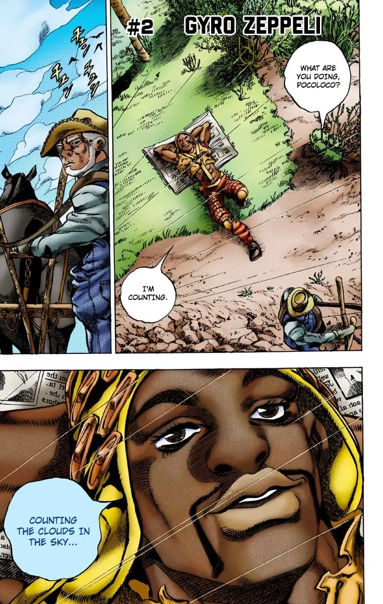 JoJo's Bizarre Adventure Steel Ball Run Colored Manga β Chapter 2 β Page 2