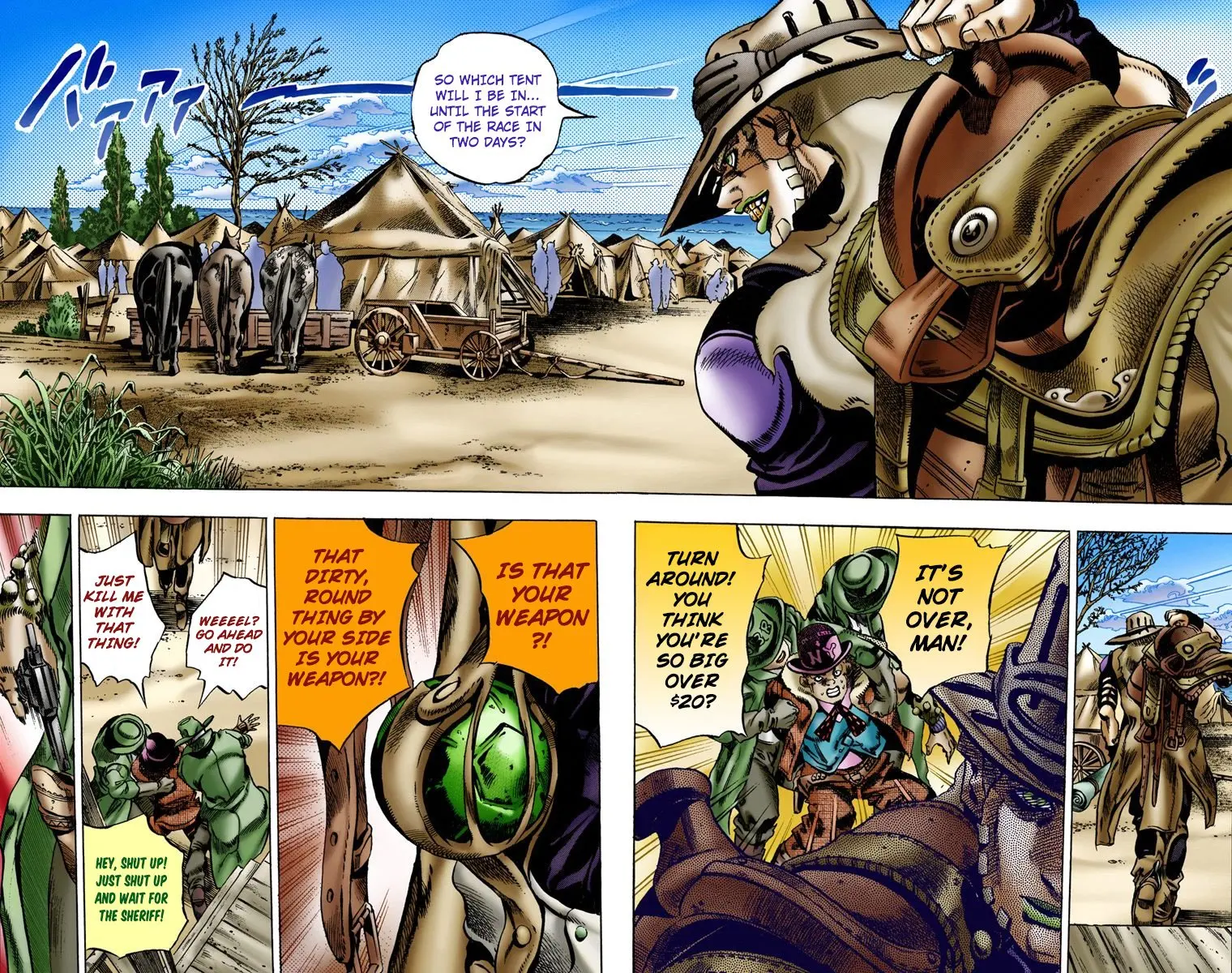 JoJo's Bizarre Adventure Steel Ball Run Colored Manga β Chapter 2 β Page 12
