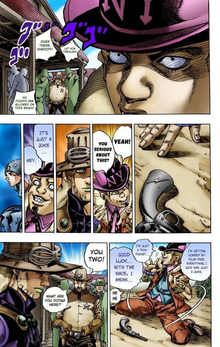 JoJo's Bizarre Adventure Steel Ball Run Colored Manga β Chapter 2 β Page 19