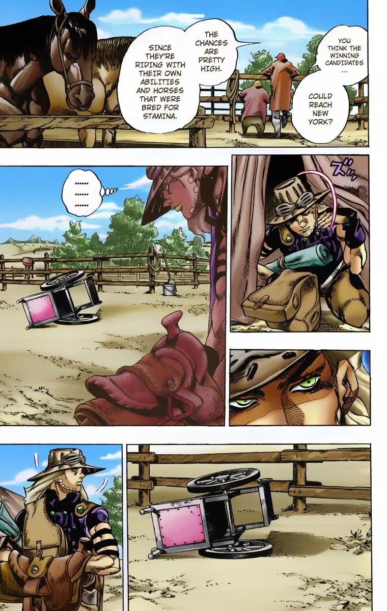 JoJo's Bizarre Adventure Steel Ball Run Colored Manga β Chapter 4 β Page 4