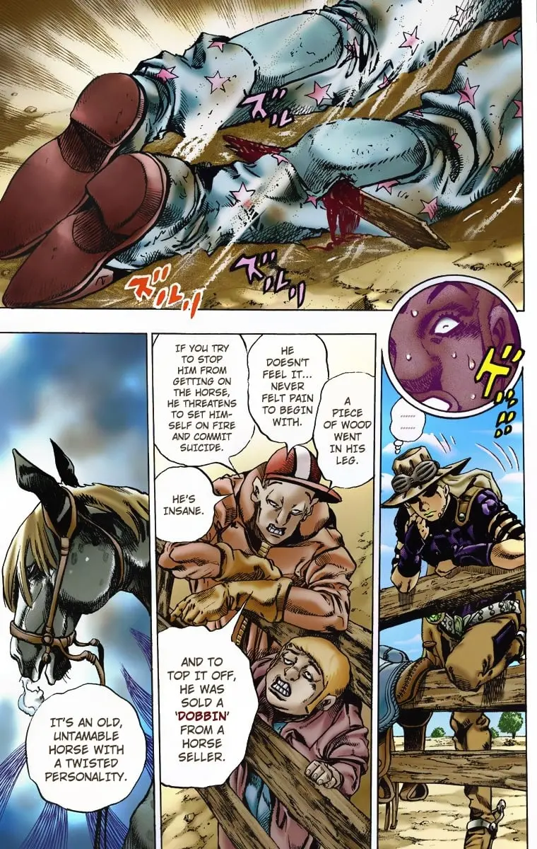 JoJo's Bizarre Adventure Steel Ball Run Colored Manga β Chapter 4 β Page 8