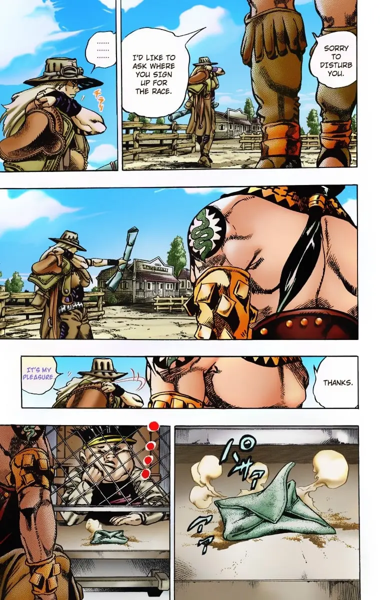 JoJo's Bizarre Adventure Steel Ball Run Colored Manga β Chapter 4 β Page 12