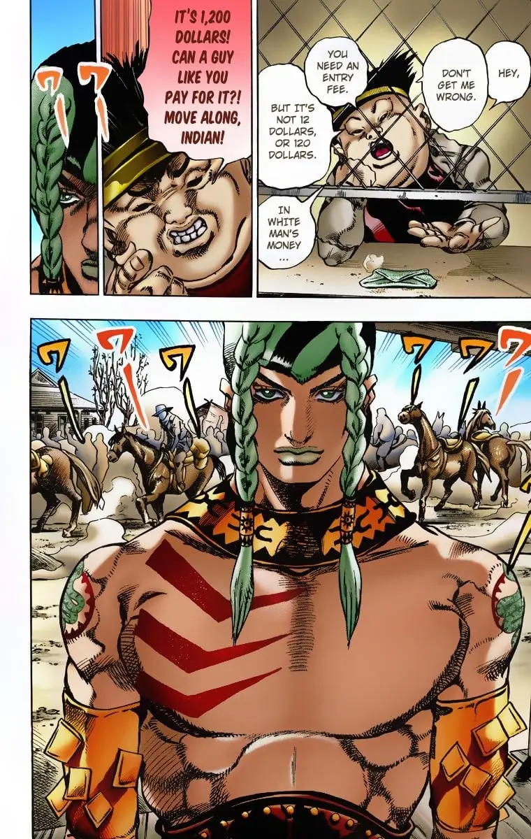 JoJo's Bizarre Adventure Steel Ball Run Colored Manga β Chapter 4 β Page 13