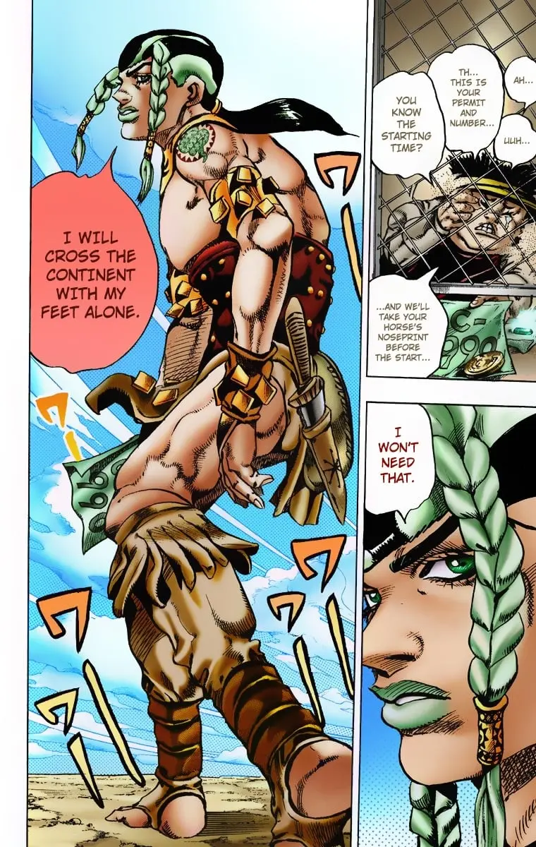 JoJo's Bizarre Adventure Steel Ball Run Colored Manga β Chapter 4 β Page 15
