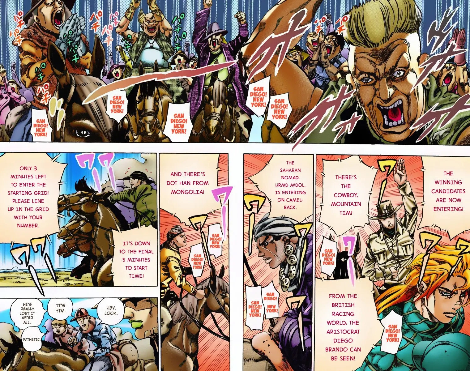 JoJo's Bizarre Adventure Steel Ball Run Colored Manga β Chapter 4 β Page 19