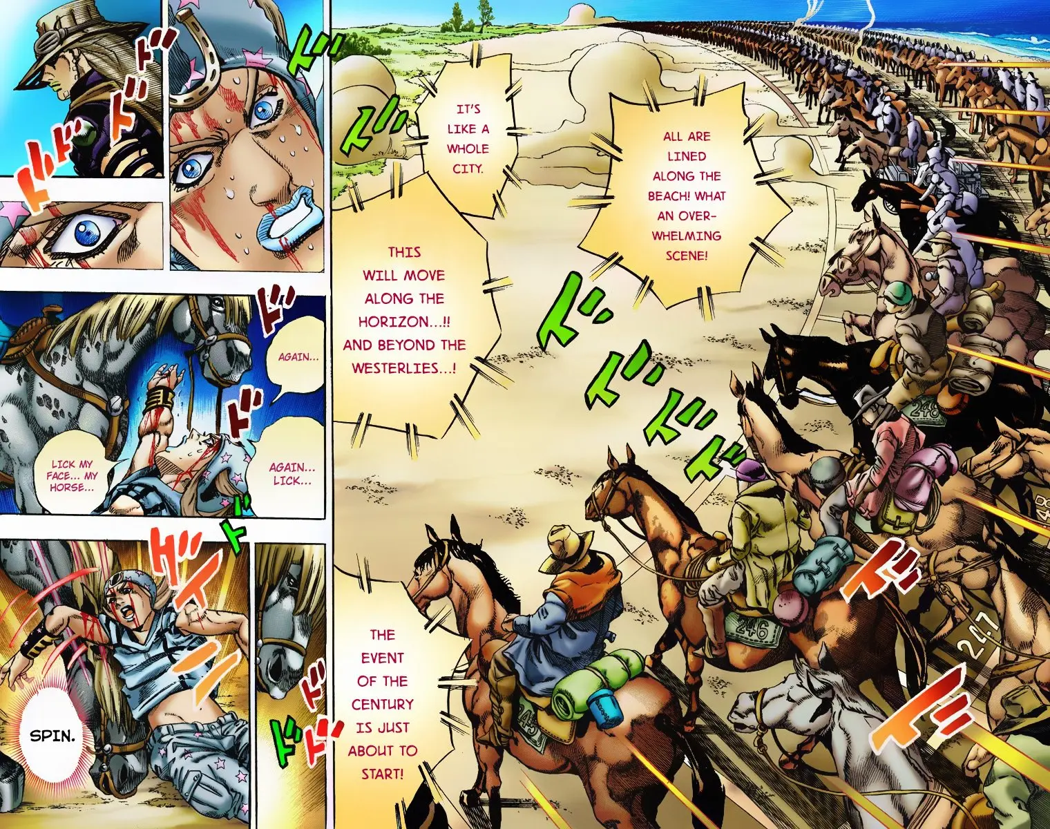 JoJo's Bizarre Adventure Steel Ball Run Colored Manga β Chapter 4 β Page 24
