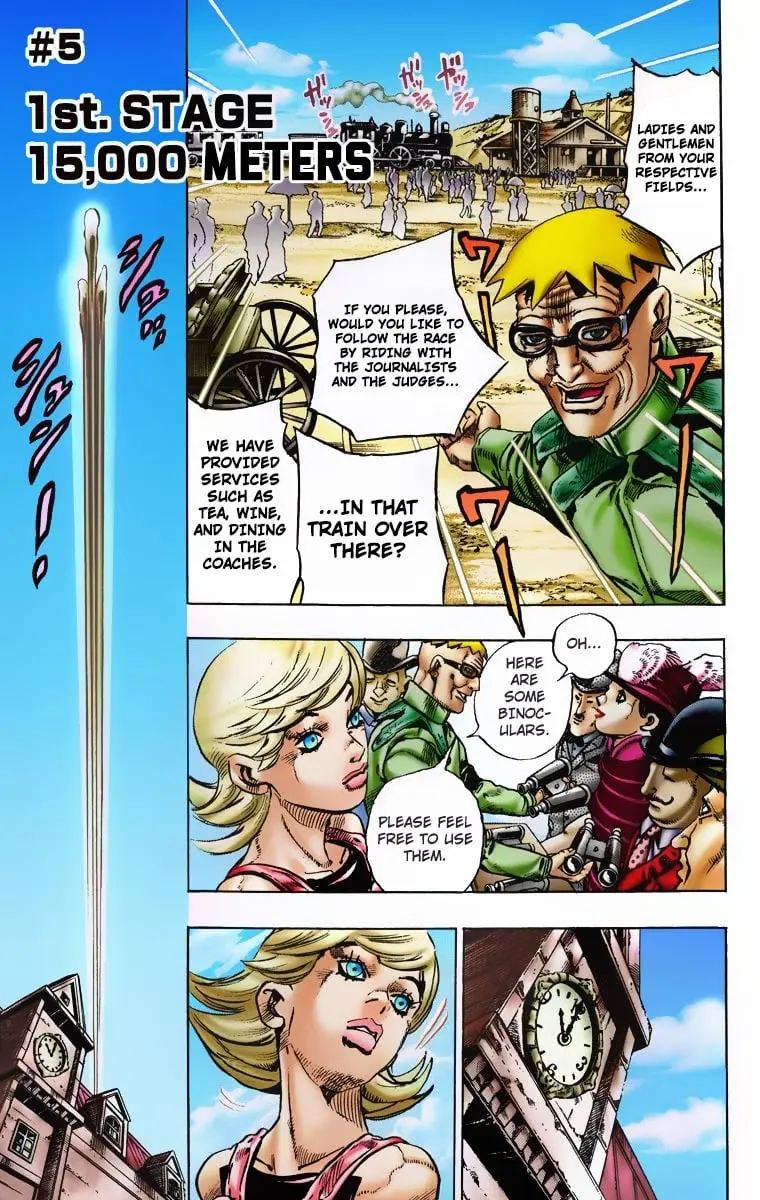 JoJo's Bizarre Adventure Steel Ball Run Colored Manga β Chapter 5 β Page 1