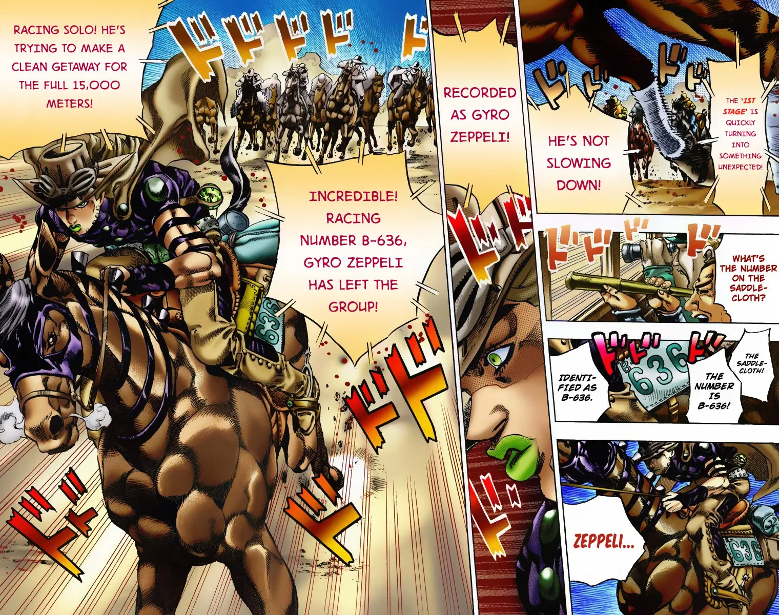 JoJo's Bizarre Adventure Steel Ball Run Colored Manga β Chapter 5 β Page 6