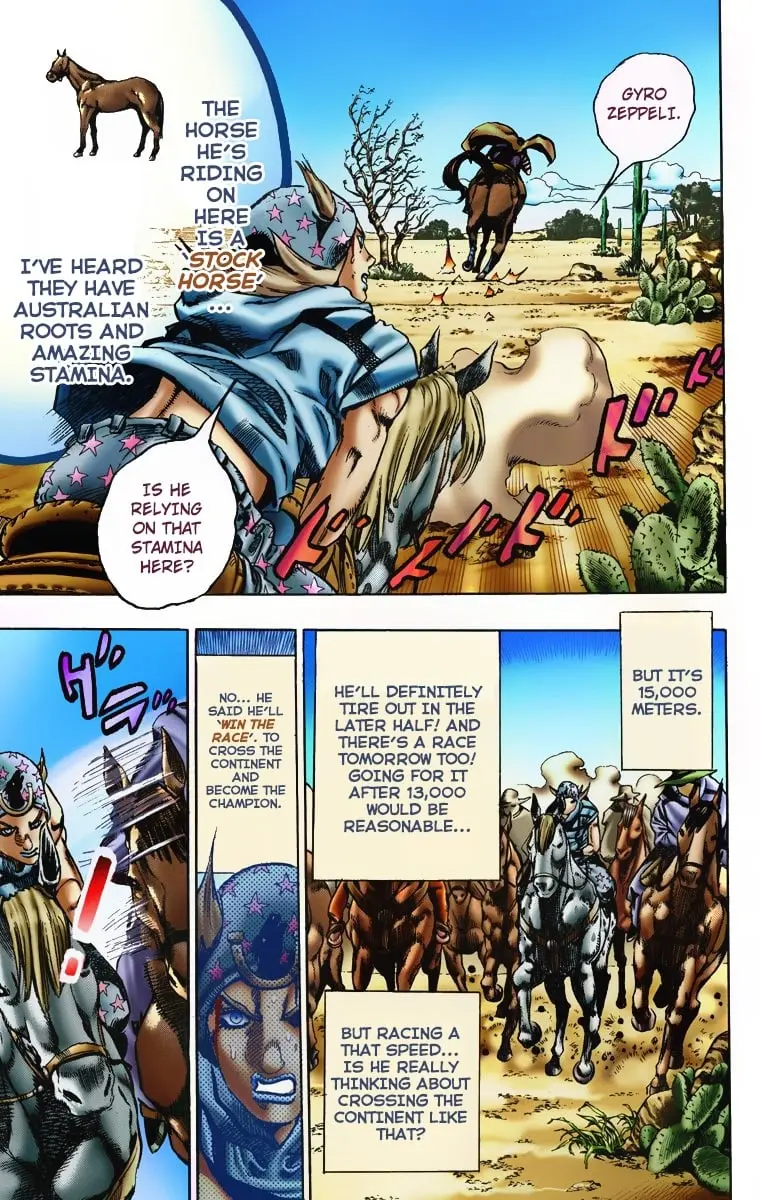 JoJo's Bizarre Adventure Steel Ball Run Colored Manga β Chapter 5 β Page 8