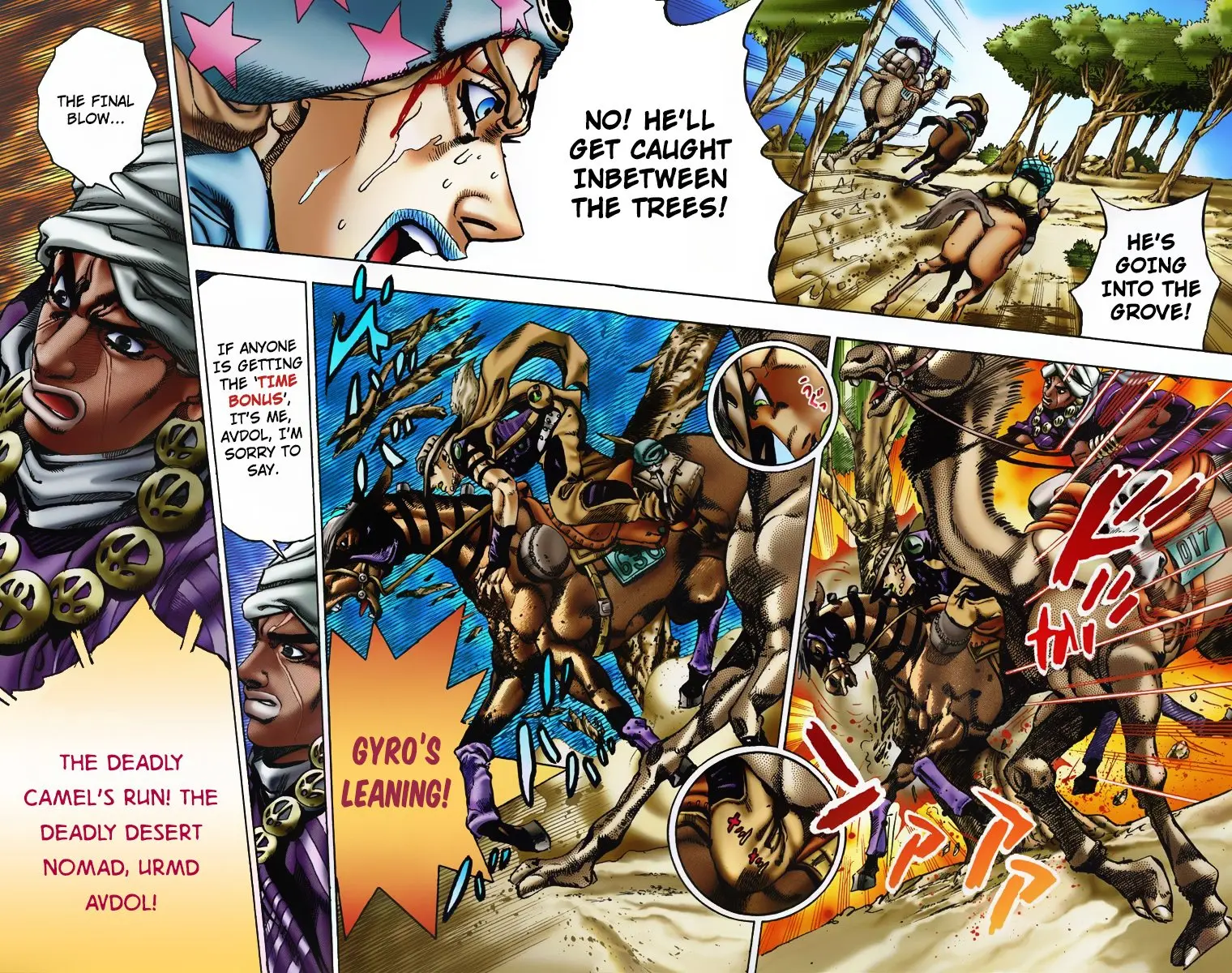 JoJo's Bizarre Adventure Steel Ball Run Colored Manga β Chapter 5 β Page 17