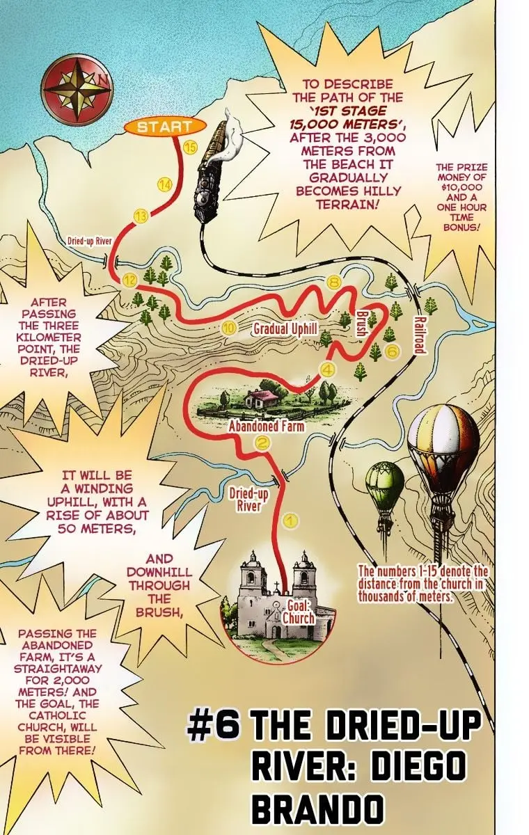 JoJo's Bizarre Adventure Steel Ball Run Colored Manga β Chapter 6 β Page 2