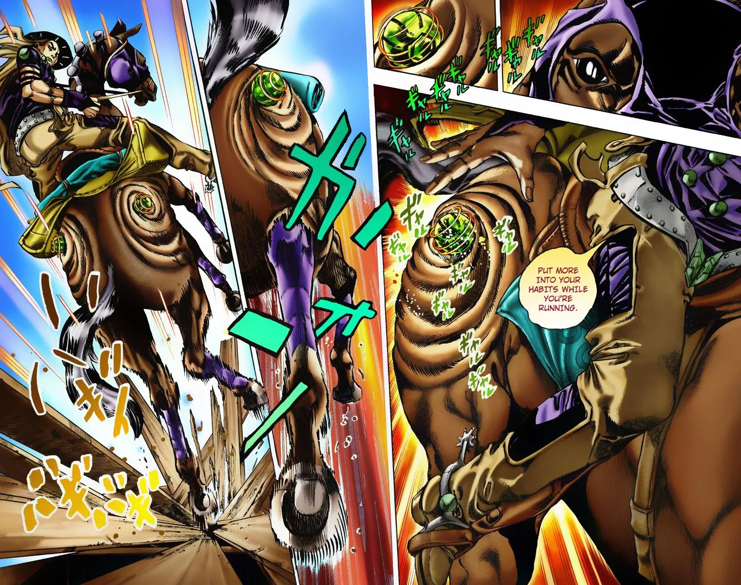 JoJo's Bizarre Adventure Steel Ball Run Colored Manga β Chapter 6 β Page 17