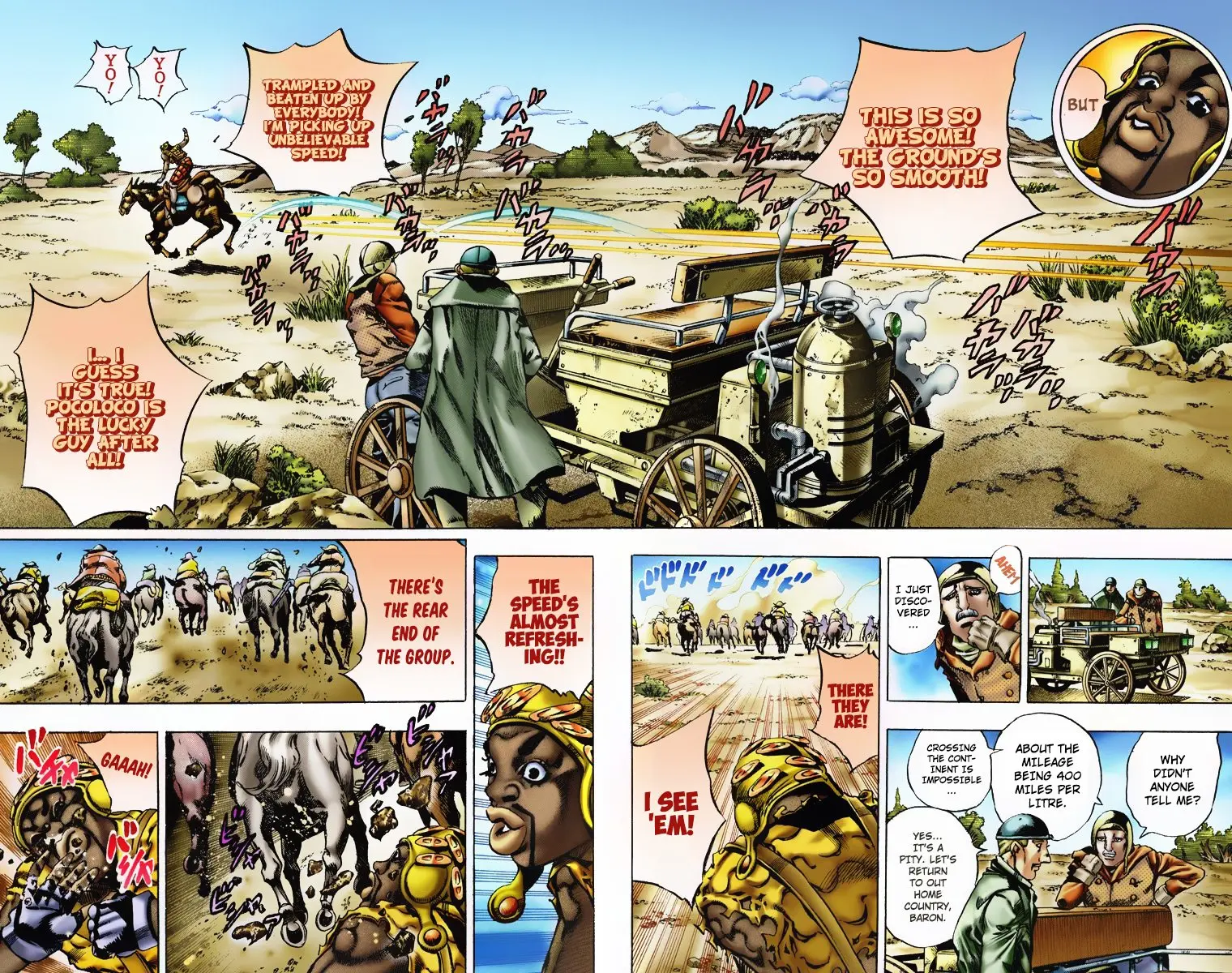 JoJo's Bizarre Adventure Steel Ball Run Colored Manga β Chapter 7 β Page 2