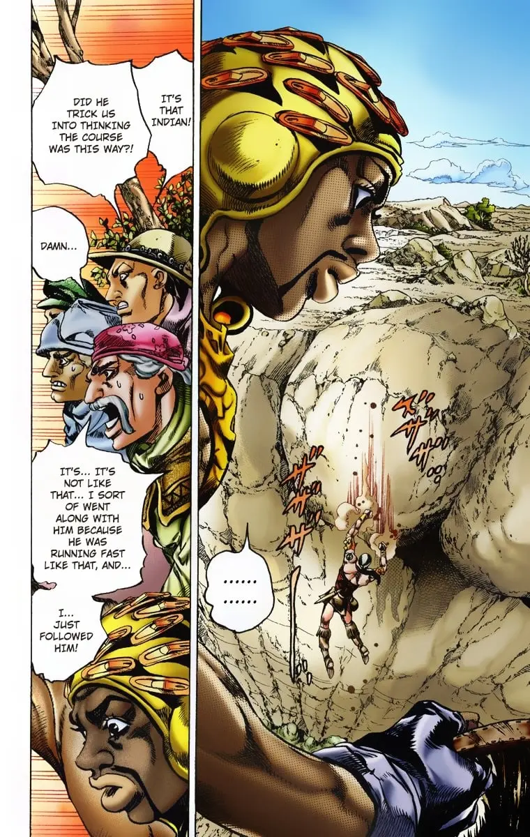 JoJo's Bizarre Adventure Steel Ball Run Colored Manga β Chapter 7 β Page 7