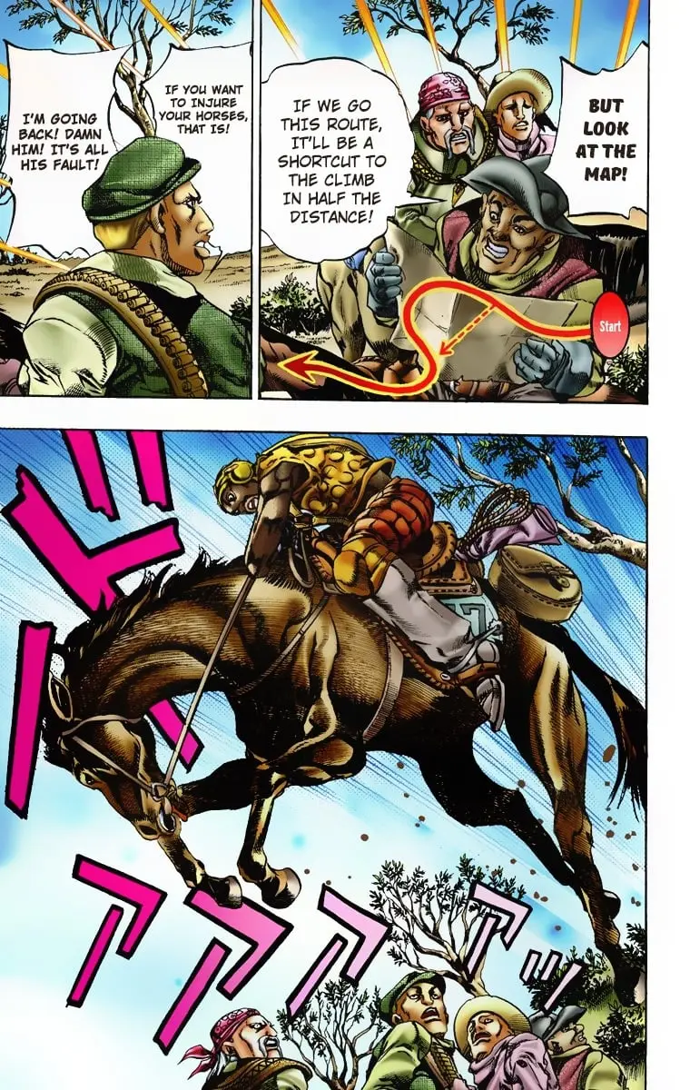 JoJo's Bizarre Adventure Steel Ball Run Colored Manga β Chapter 7 β Page 8