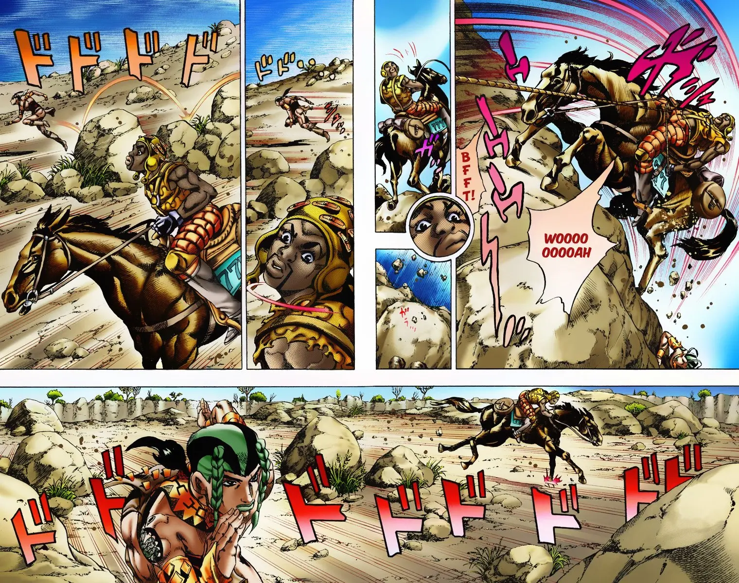 JoJo's Bizarre Adventure Steel Ball Run Colored Manga β Chapter 7 β Page 11