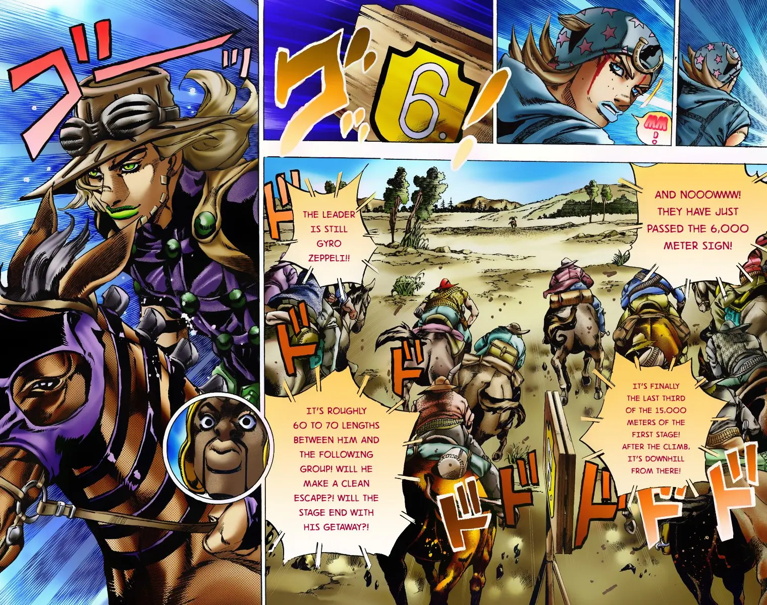 JoJo's Bizarre Adventure Steel Ball Run Colored Manga β Chapter 7 β Page 14