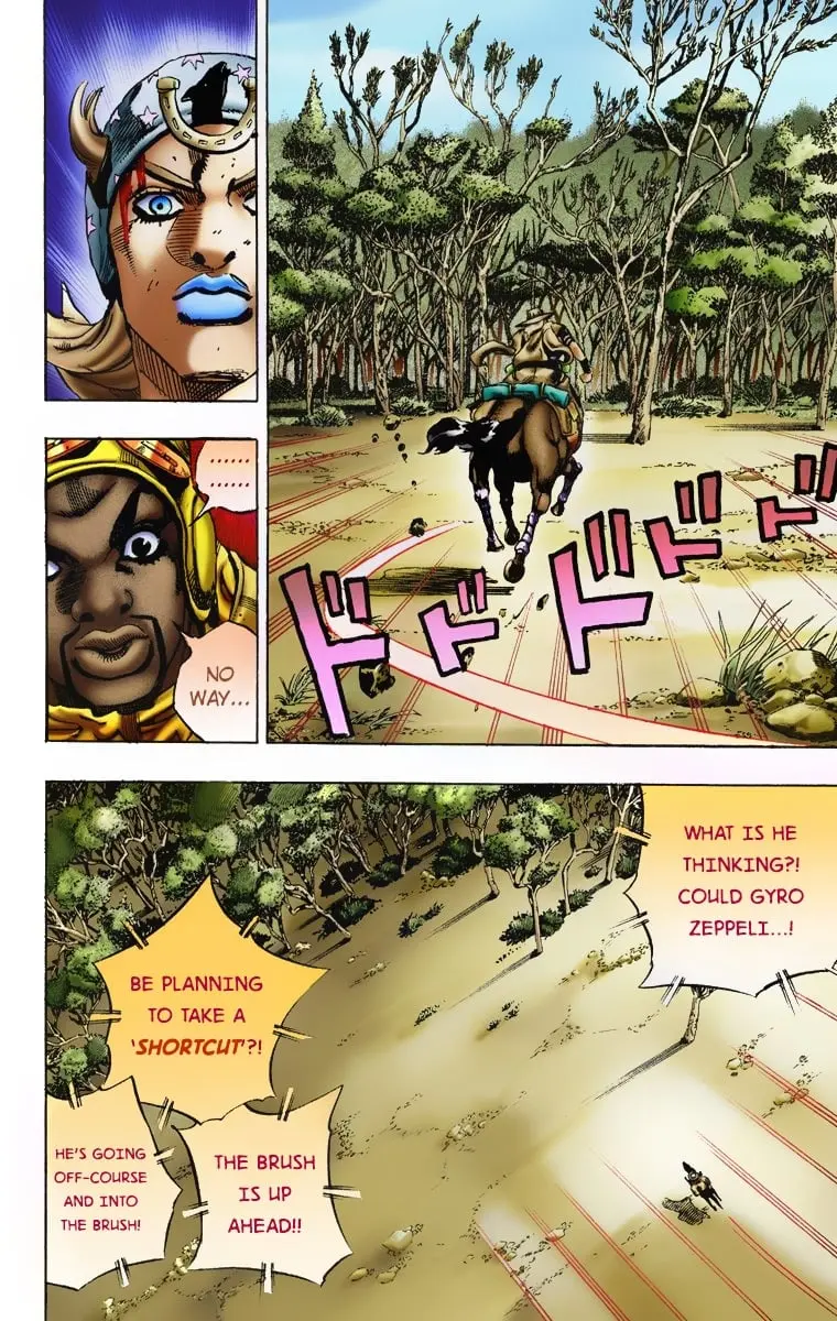 JoJo's Bizarre Adventure Steel Ball Run Colored Manga β Chapter 7 β Page 17