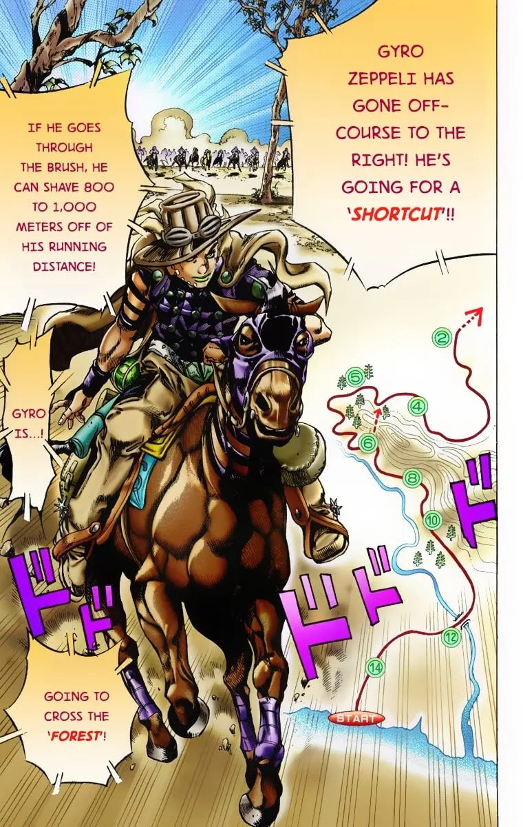 JoJo's Bizarre Adventure Steel Ball Run Colored Manga β Chapter 7 β Page 18