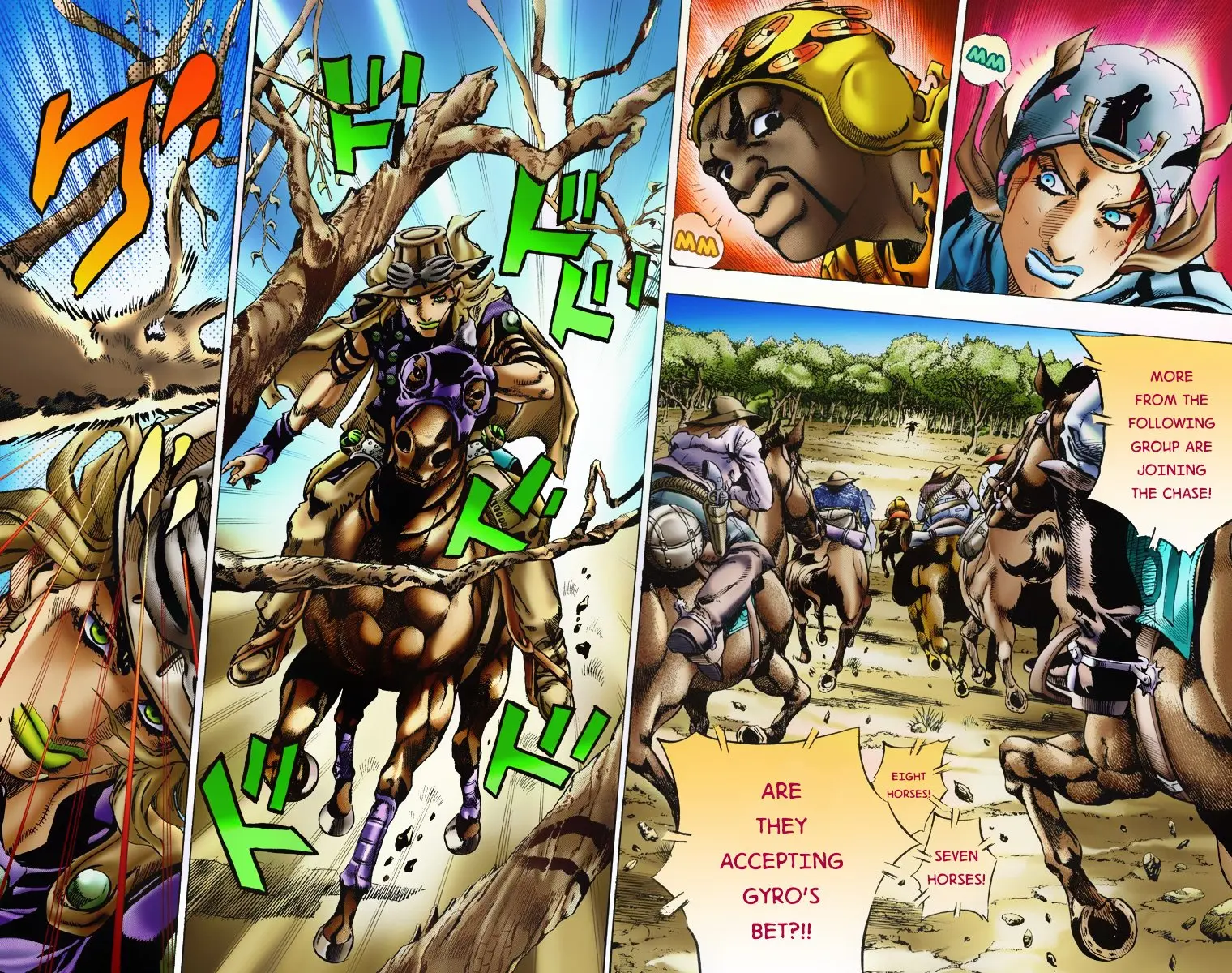 JoJo's Bizarre Adventure Steel Ball Run Colored Manga β Chapter 7 β Page 21
