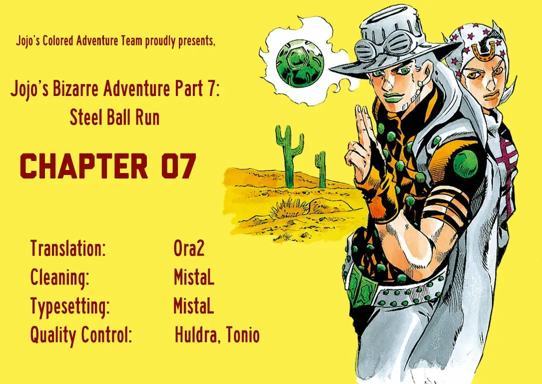 JoJo's Bizarre Adventure Steel Ball Run Colored Manga β Chapter 7 β Page 24