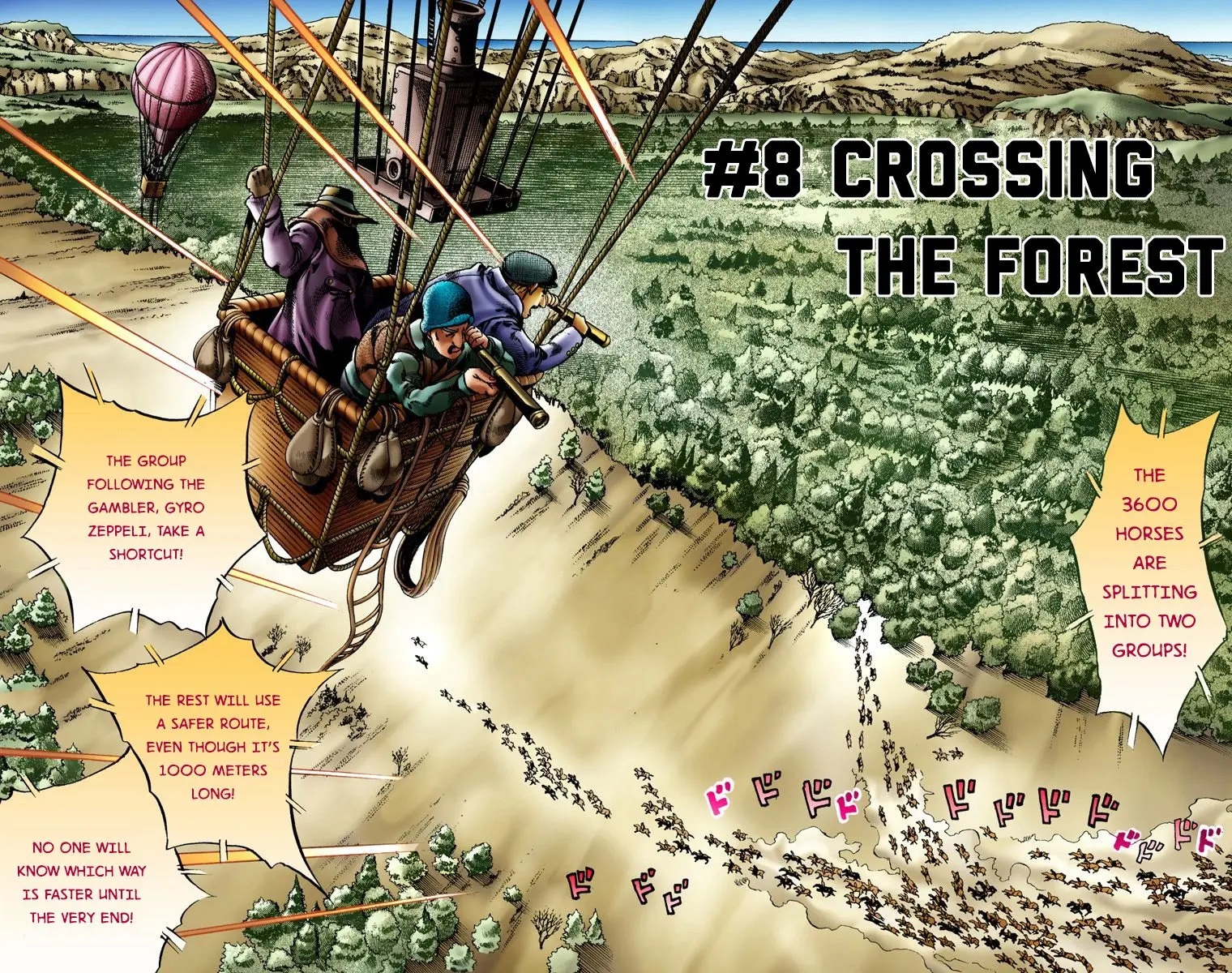 JoJo's Bizarre Adventure Steel Ball Run Colored Manga β Chapter 8 β Page 2