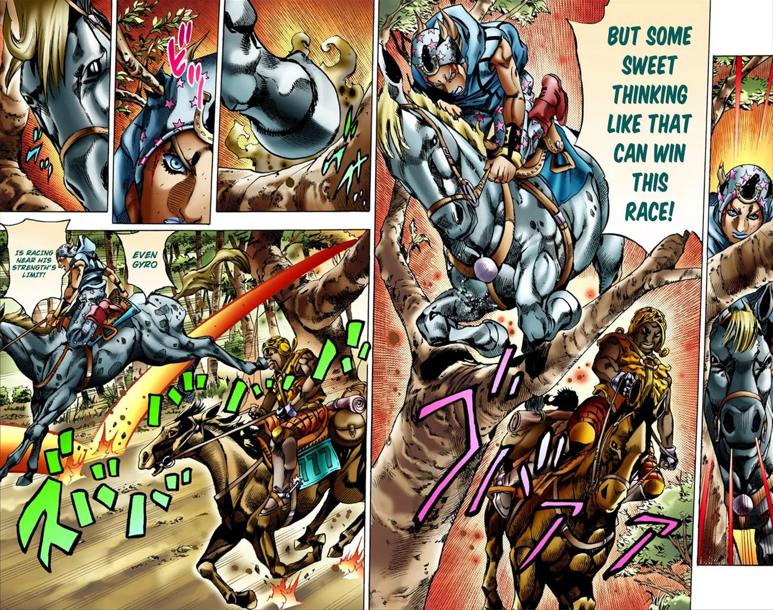 JoJo's Bizarre Adventure Steel Ball Run Colored Manga β Chapter 8 β Page 8
