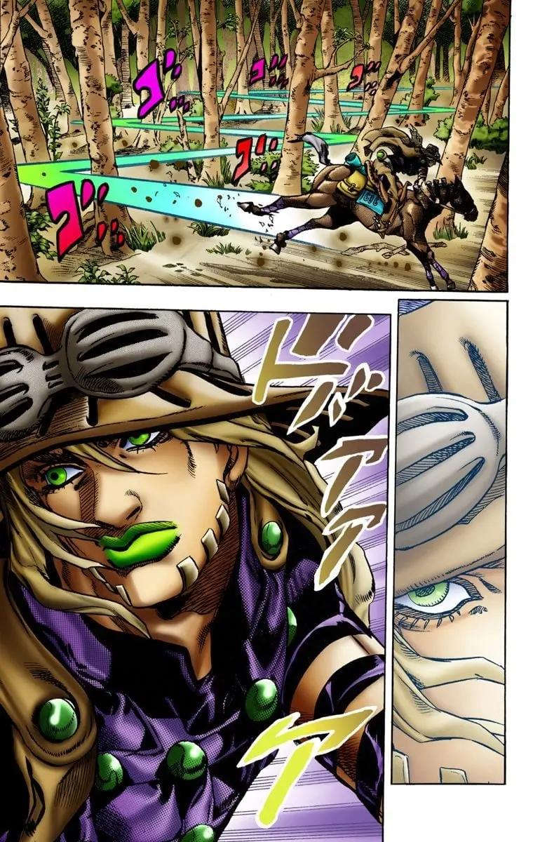 JoJo's Bizarre Adventure Steel Ball Run Colored Manga β Chapter 8 β Page 12