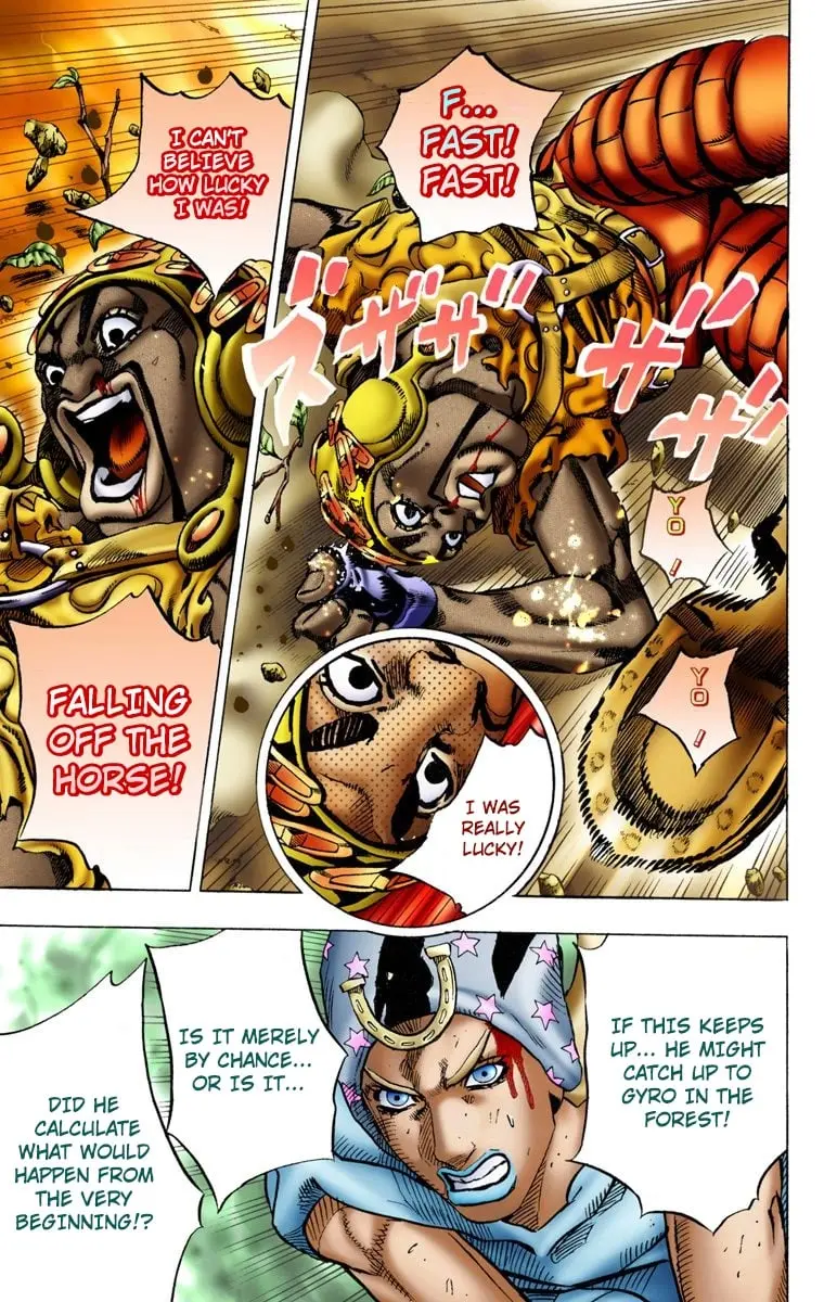 JoJo's Bizarre Adventure Steel Ball Run Colored Manga β Chapter 8 β Page 17