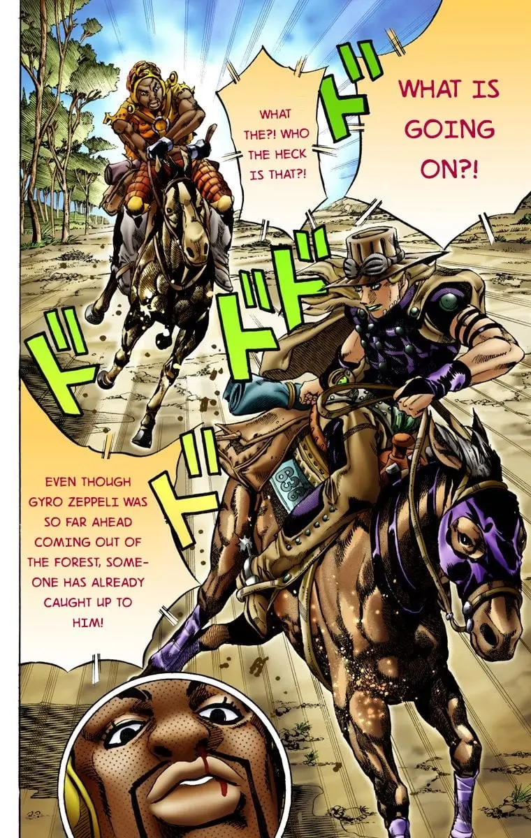 JoJo's Bizarre Adventure Steel Ball Run Colored Manga β Chapter 8 β Page 25
