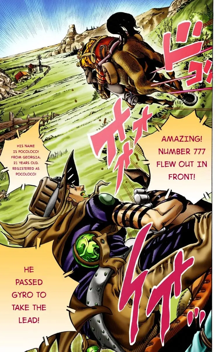 JoJo's Bizarre Adventure Steel Ball Run Colored Manga β Chapter 9 β Page 11