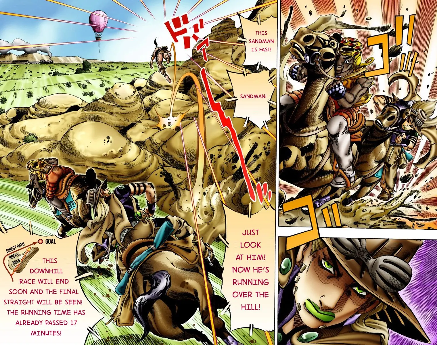 JoJo's Bizarre Adventure Steel Ball Run Colored Manga β Chapter 10 β Page 3