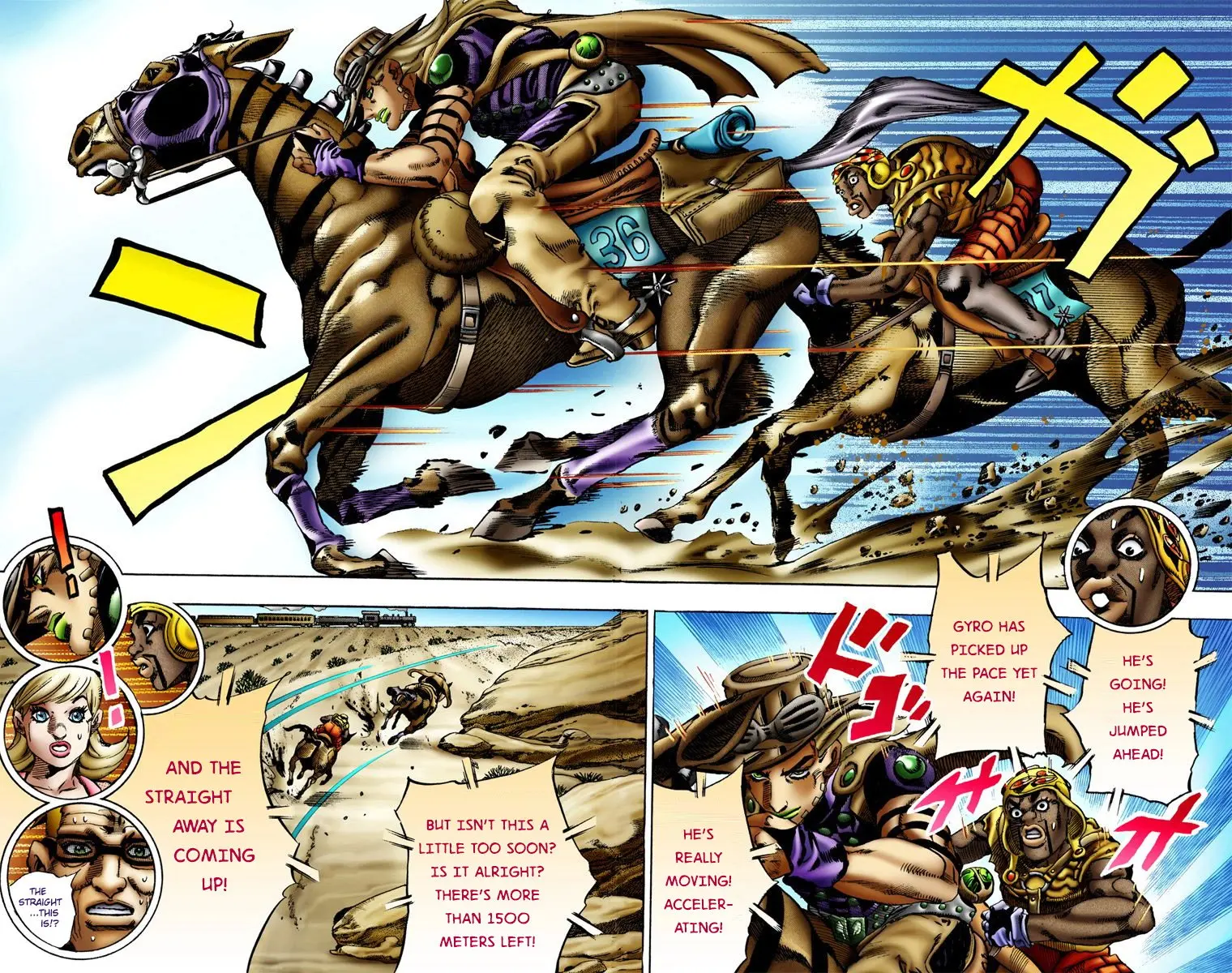 JoJo's Bizarre Adventure Steel Ball Run Colored Manga β Chapter 10 β Page 13