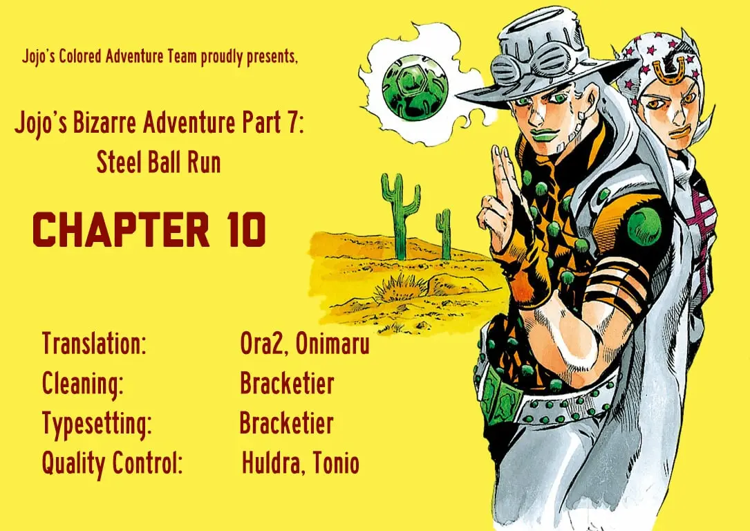 JoJo's Bizarre Adventure Steel Ball Run Colored Manga β Chapter 10 β Page 25