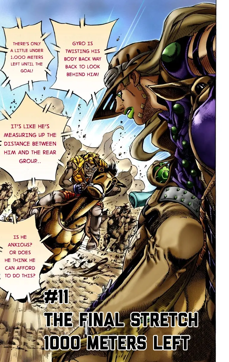 JoJo's Bizarre Adventure Steel Ball Run Colored Manga β Chapter 11 β Page 2
