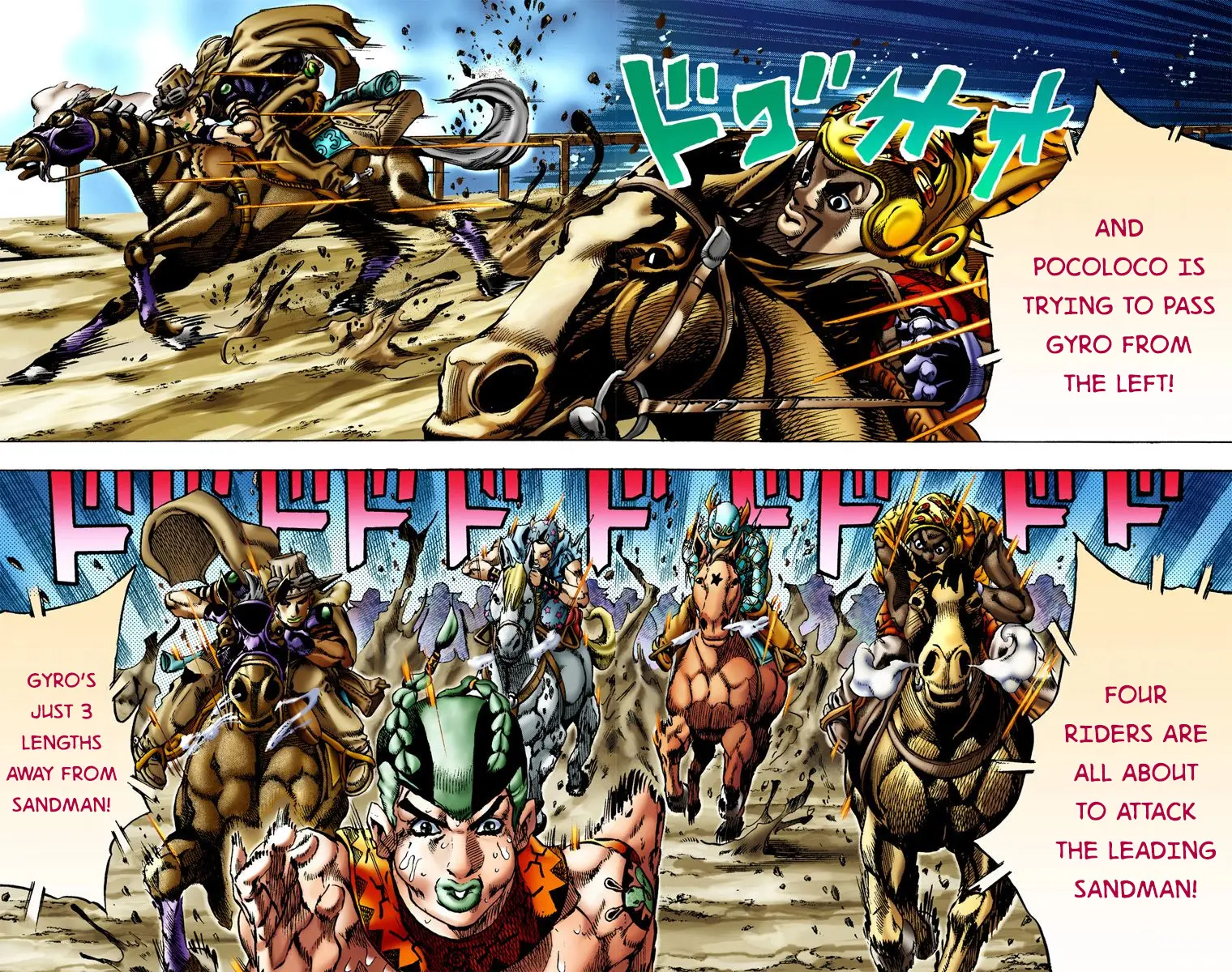JoJo's Bizarre Adventure Steel Ball Run Colored Manga β Chapter 11 β Page 13