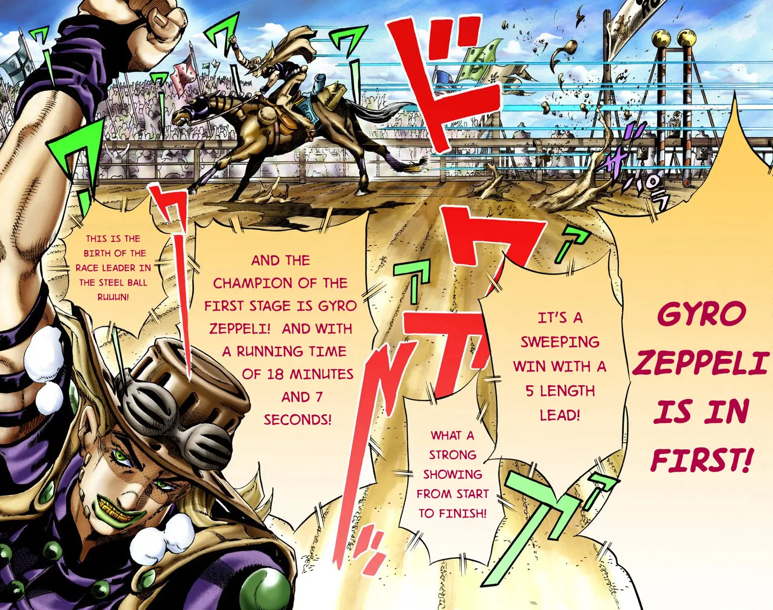JoJo's Bizarre Adventure Steel Ball Run Colored Manga β Chapter 11 β Page 21