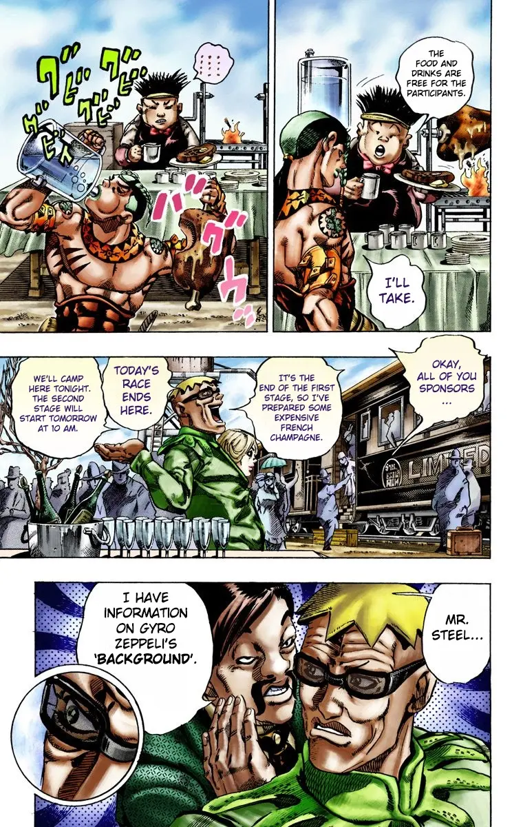 JoJo's Bizarre Adventure Steel Ball Run Colored Manga β Chapter 12 β Page 8