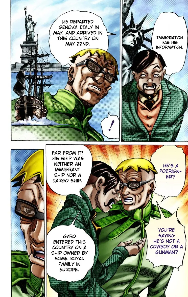 JoJo's Bizarre Adventure Steel Ball Run Colored Manga β Chapter 12 β Page 9