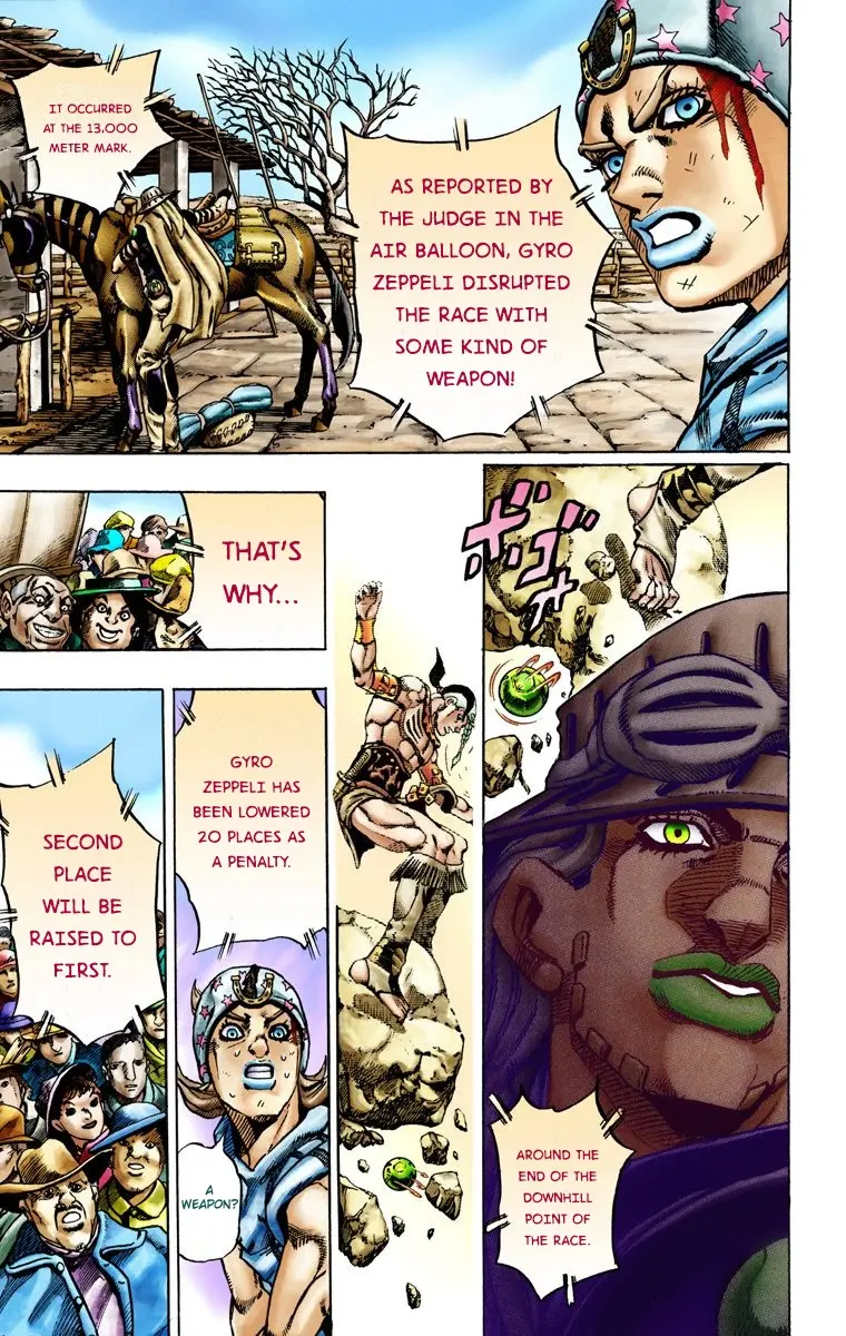 JoJo's Bizarre Adventure Steel Ball Run Colored Manga β Chapter 12 β Page 12