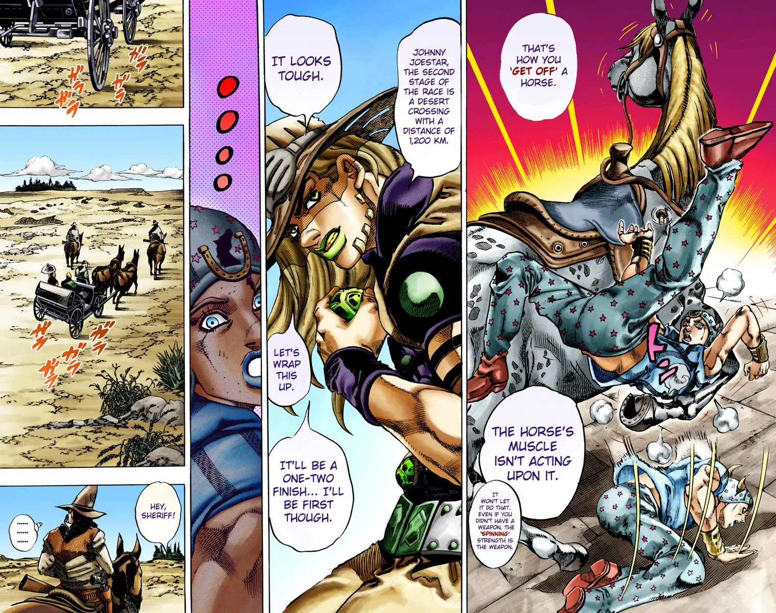 JoJo's Bizarre Adventure Steel Ball Run Colored Manga β Chapter 12 β Page 27