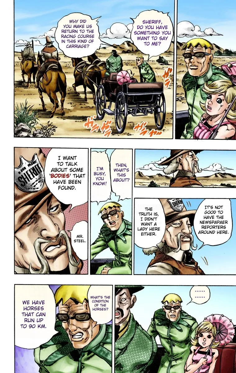 JoJo's Bizarre Adventure Steel Ball Run Colored Manga β Chapter 12 β Page 28