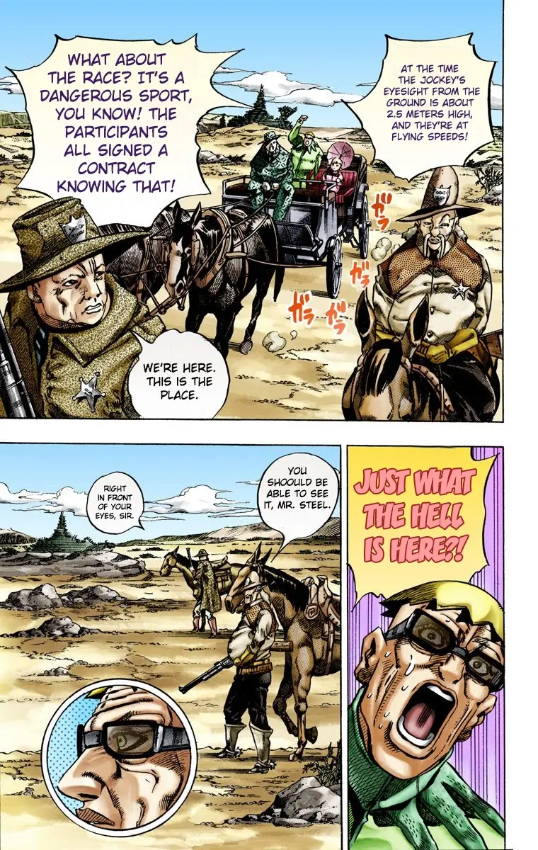 JoJo's Bizarre Adventure Steel Ball Run Colored Manga β Chapter 12 β Page 29
