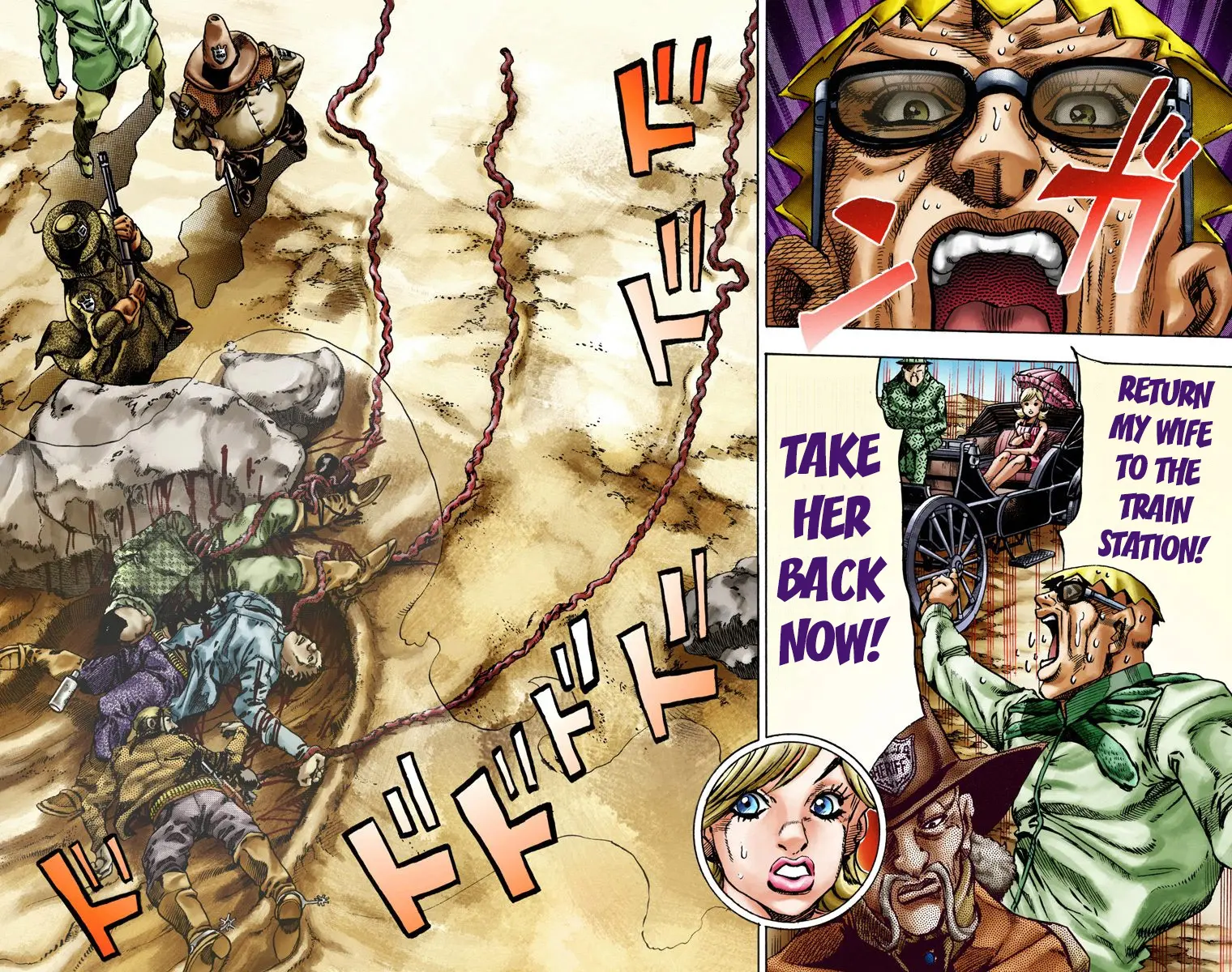JoJo's Bizarre Adventure Steel Ball Run Colored Manga β Chapter 12 β Page 32