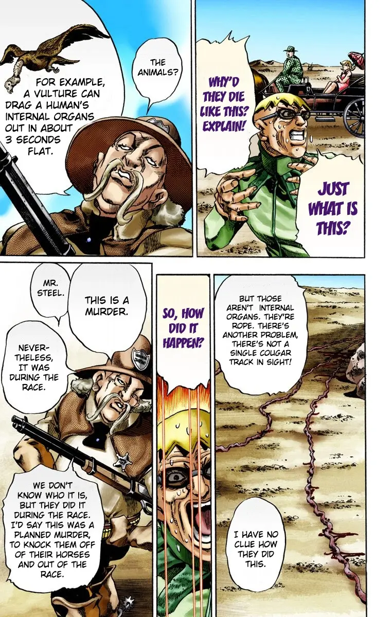 JoJo's Bizarre Adventure Steel Ball Run Colored Manga β Chapter 12 β Page 34