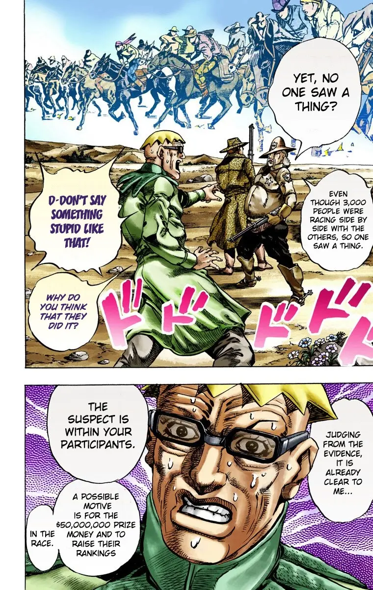 JoJo's Bizarre Adventure Steel Ball Run Colored Manga β Chapter 12 β Page 35