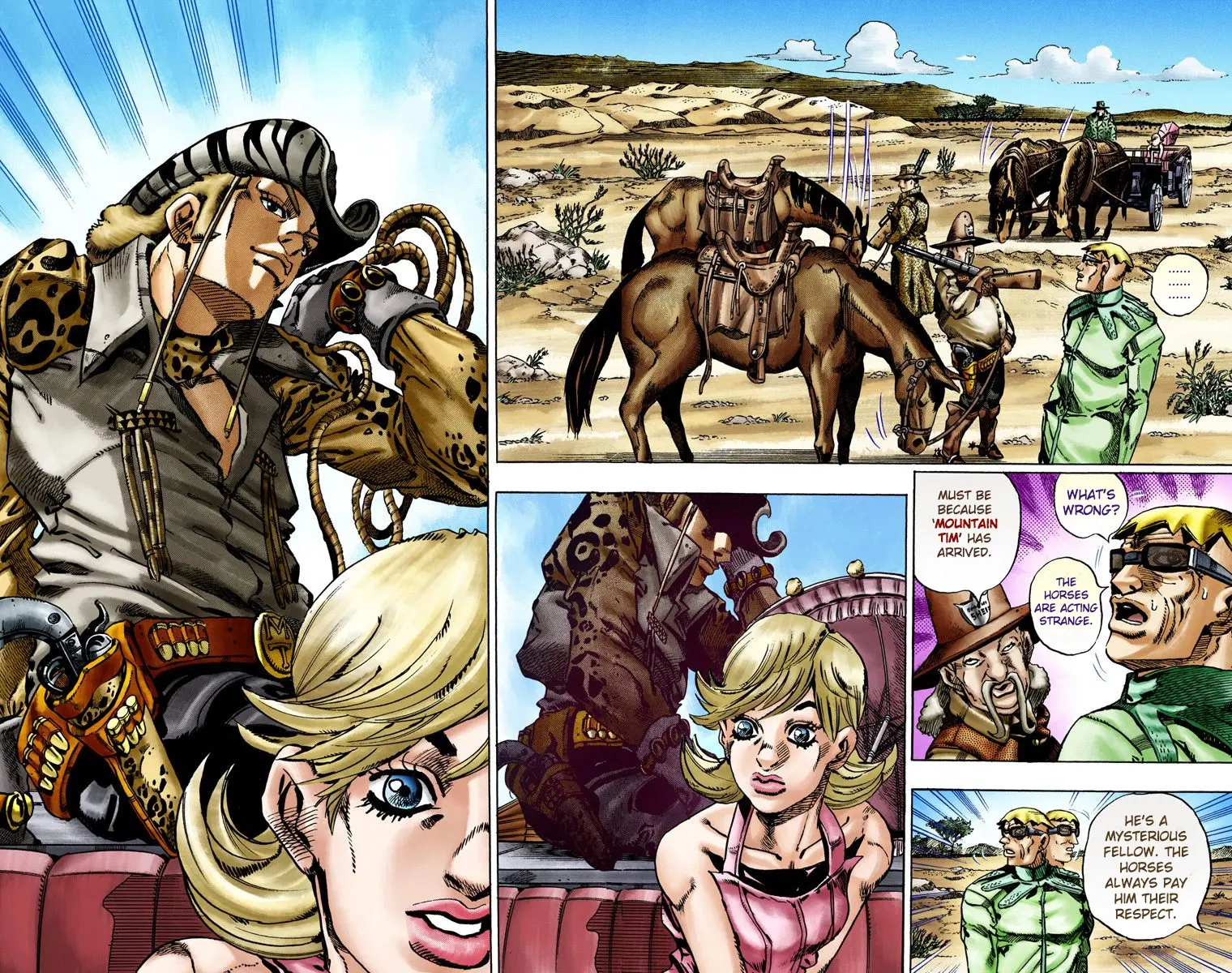 JoJo's Bizarre Adventure Steel Ball Run Colored Manga β Chapter 13 β Page 5