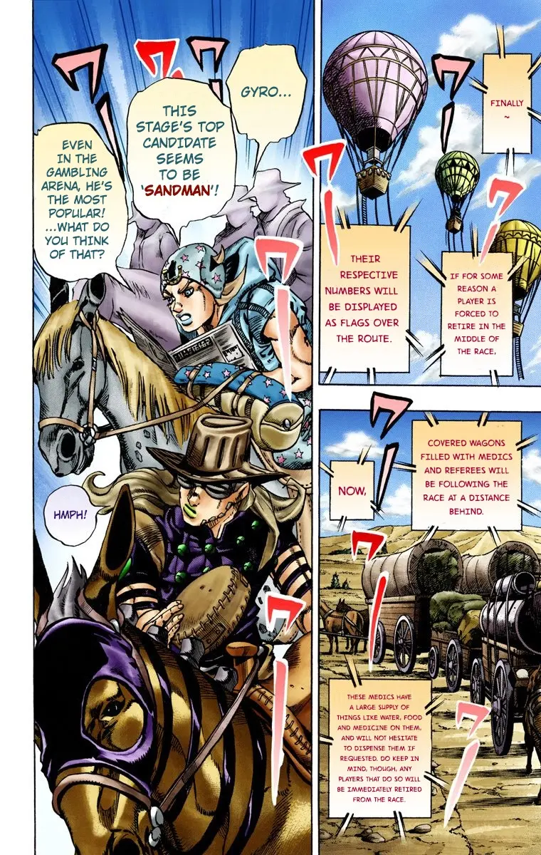 JoJo's Bizarre Adventure Steel Ball Run Colored Manga β Chapter 13 β Page 17