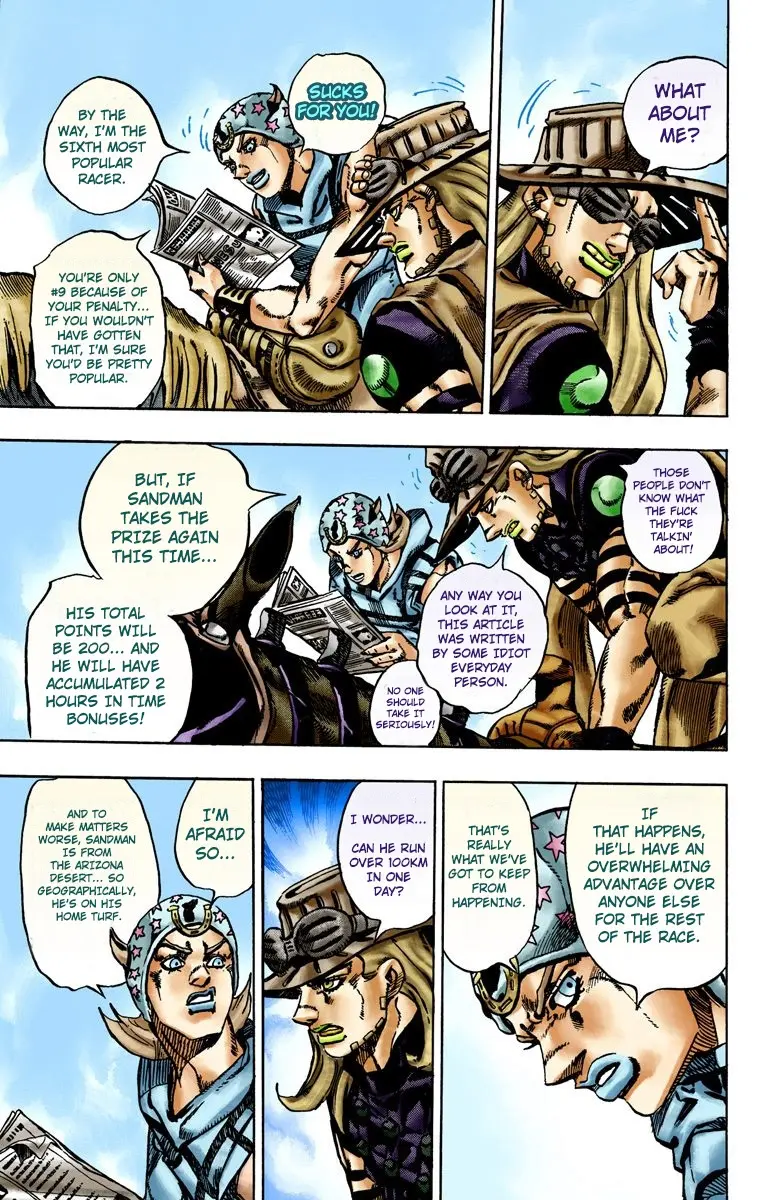 JoJo's Bizarre Adventure Steel Ball Run Colored Manga β Chapter 13 β Page 18